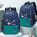 Student Backpack Cartoon Schoolbag Adjustable Strap Zipper Large Capacity