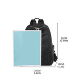 Quilted School Backpack Purse for Women Girls Travel Daypack