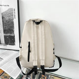 Canvas School Backpack for Teenage Girl Women's Rucksack