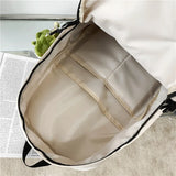 Canvas School Backpack for Teenage Girl Women's Rucksack