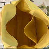 Cheese Schoolbag Student Daypack Female Book Bags Travel Daypack