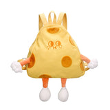Cheese Schoolbag Student Daypack Female Book Bags Travel Daypack