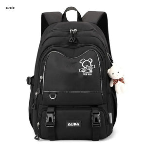 Teen Girls School Backpack with Pockets Student Daypack Travel Bag
