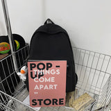 Waterproof Nylon School Backpack for Teenage Girls Women