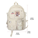 School Backpack for Teen Girls Women Ladies Backpacks Student Bookbag Nylon