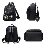 Teenage Girl School Backpack Nylon Waterproof Shoulder Bag Mochila Feminina