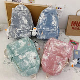 Retro Gradient Women's Backpack Style School Bag for Girls