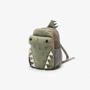 Green Crocodile Backpack for Boys and Girls
