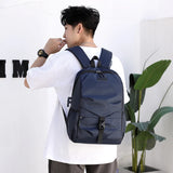 Teenage Men Shoulder Backpack Durable College School Travel