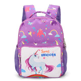 Pink Unicorn Waterproof Backpack for Girls