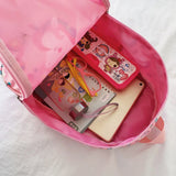 Pink Unicorn Waterproof Backpack for Girls