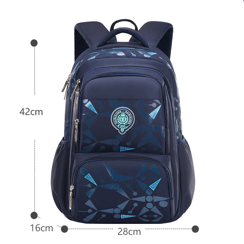 Primary School Boys Backpack Lightweight and Breathable