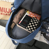 Waterproof Nylon Backpack Large Capacity School Bag for Teenager Boys Girls Men