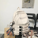 Waterproof Nylon Backpack Large Capacity School Bag for Teenager Boys Girls Men