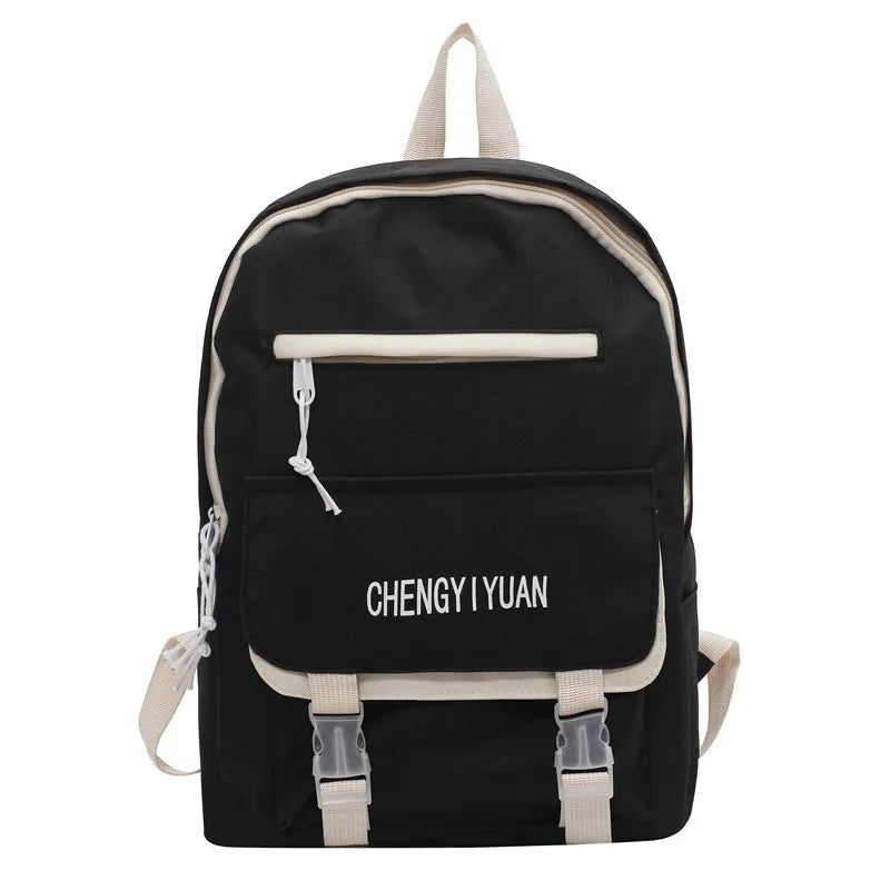 High-Capacity Student Backpack for Girls