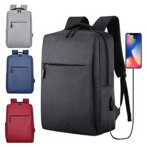 Anti Theft Men Backbag Travel Daypacks Laptop USB Backpack