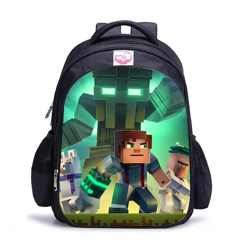 16Inch High Capacity Orthopedic School Backpack for Teens, Waterproof Rucksack