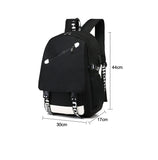 Anime Cosplay Akatsuki Sharingan Student School Shoulder Bag