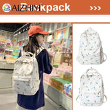 Floral Prints School Bag Large Capacity Teen Shoulder Laptop Travel Girl