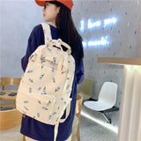 Floral Prints School Bags for Teenager Girls