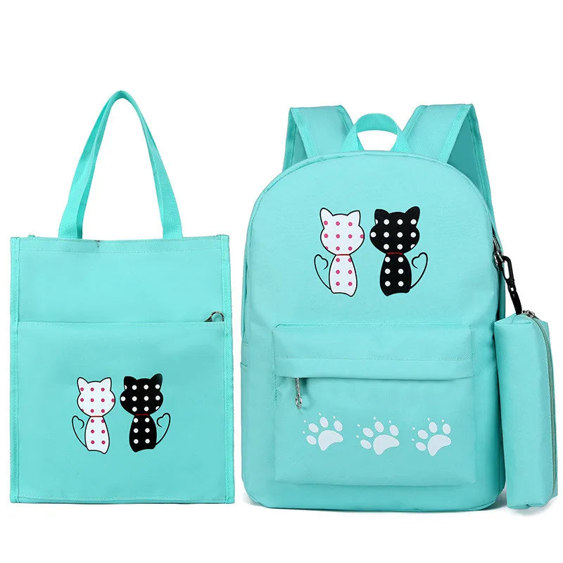 Girls Printing School Backpack 3pcs/set Kids Schoolbags Girl Backpacks Mochilas