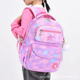 Girls Waterproof School Backpack Orthopedic Kids Book Bag
