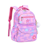 Girls Waterproof School Backpack Orthopedic Kids Book Bag
