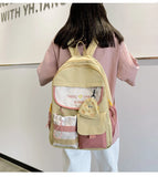 Teenage Girls School Backpack with Pockets and Laptop Compartment
