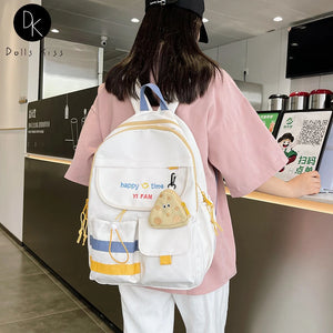 Teenage Girls School Backpack with Pockets and Laptop Compartment