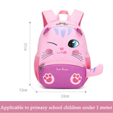 Cartoon Animal Baby 2 Shoulders Bag Kindergarten Schoolbag Kids Backpack