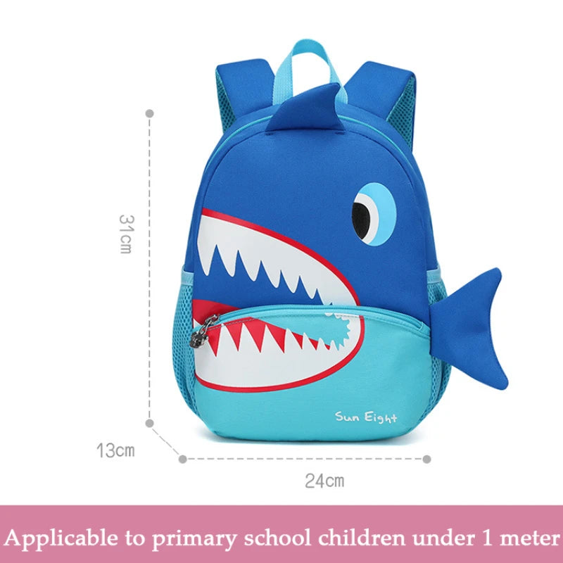 Cartoon Animal Baby 2 Shoulders Bag Kindergarten Schoolbag Kids Backpack