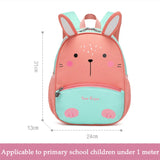 Cartoon Animal Baby 2 Shoulders Bag Kindergarten Schoolbag Kids Backpack