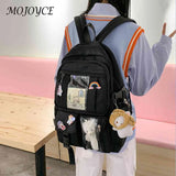 Large Capacity School Bags Zipper Multi-Layer Daypacks