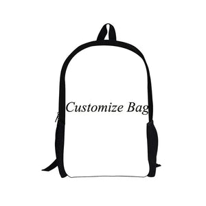 Boys 3D Football Print School Bag Kids Backpack Men Child Bookbag