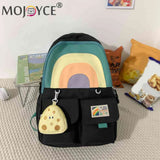 School Books Bags College Student Bookbag Casual Large Capacity for Teenage Girl