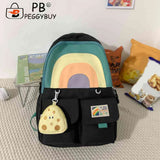 School Books Bags College Student Bookbag Casual Large Capacity Soft