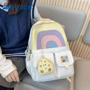 School Books Bags College Student Bookbag Casual Large Capacity