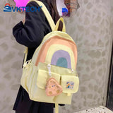 School Books Bags College Student Bookbag Casual Large Capacity