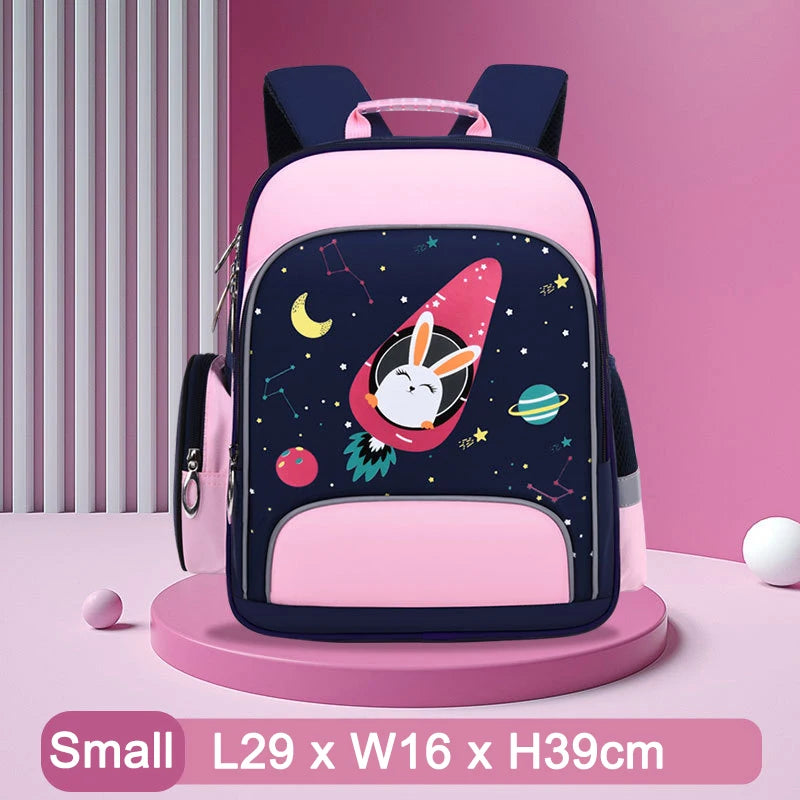 Kids Backpack Large Capacity Cartoon Girls Boys School Bag