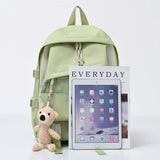 4-Piece School Girl Backpack Set Multifunction Travel Laptop Backpack