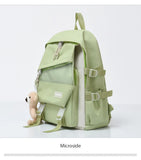 4-Piece School Girl Backpack Set Multifunction Travel Laptop Backpack