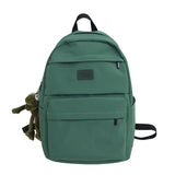 Nylon Waterproof Backpack for Teenage Girls Pocket Casual Backpacks