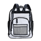 Clear Backpack Waterproof Double Zipper Transparent Mobile Phone Umbrella