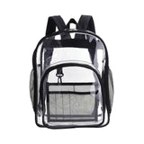 Clear Backpack Waterproof Double Zipper Transparent Mobile Phone Umbrella