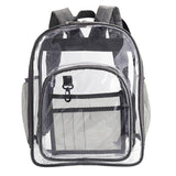 Clear Backpack Waterproof Double Zipper Transparent Mobile Phone Umbrella