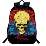 Skull Head School Bag Creative Student Backpack Middle School Elementary