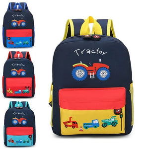 Kids Cartoon Backpack School Bag for 3-6 Year Old Boys