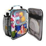 Dinosaur Print Lunch Bag Insulation Box Waterproof with Shoulder Strap