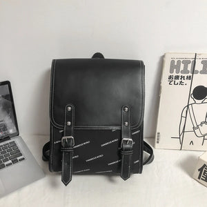 Teenage Girls Cotton Linen Schoolbag Backpack