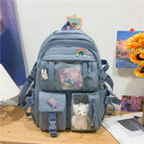 Schoolbag Girl INS Edition College Wind High School Backpack
